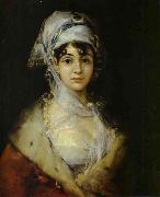 Francisco Jose de Goya Portrait of Antonia Zarate oil